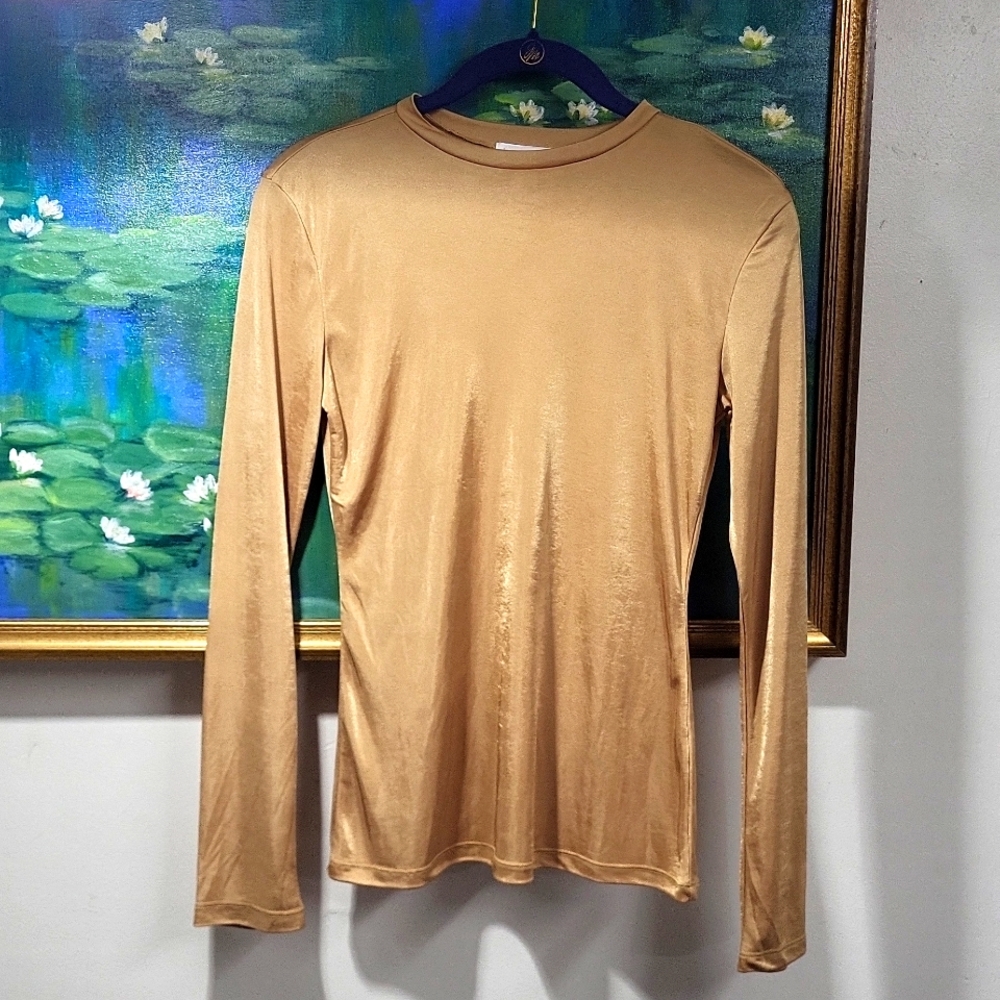 NWOT LEITH Golden Top